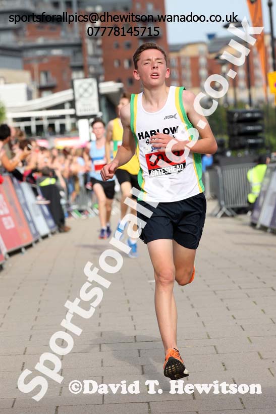 Boys Junior Great  North Run, Newcastle/Gateshead. Photo: David T. Hewitson/Sports for All Pics